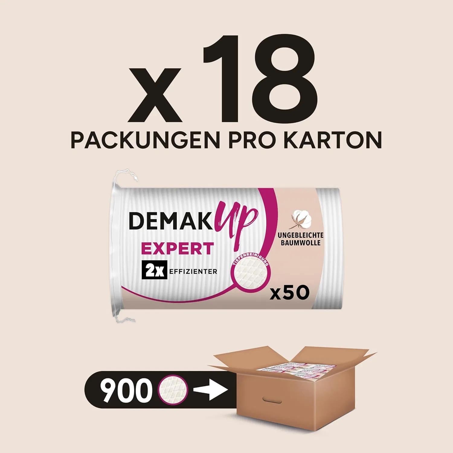 Овальные ватные диски «Expert Mega Pack» от Demak'Up Demak'Up — фото 3