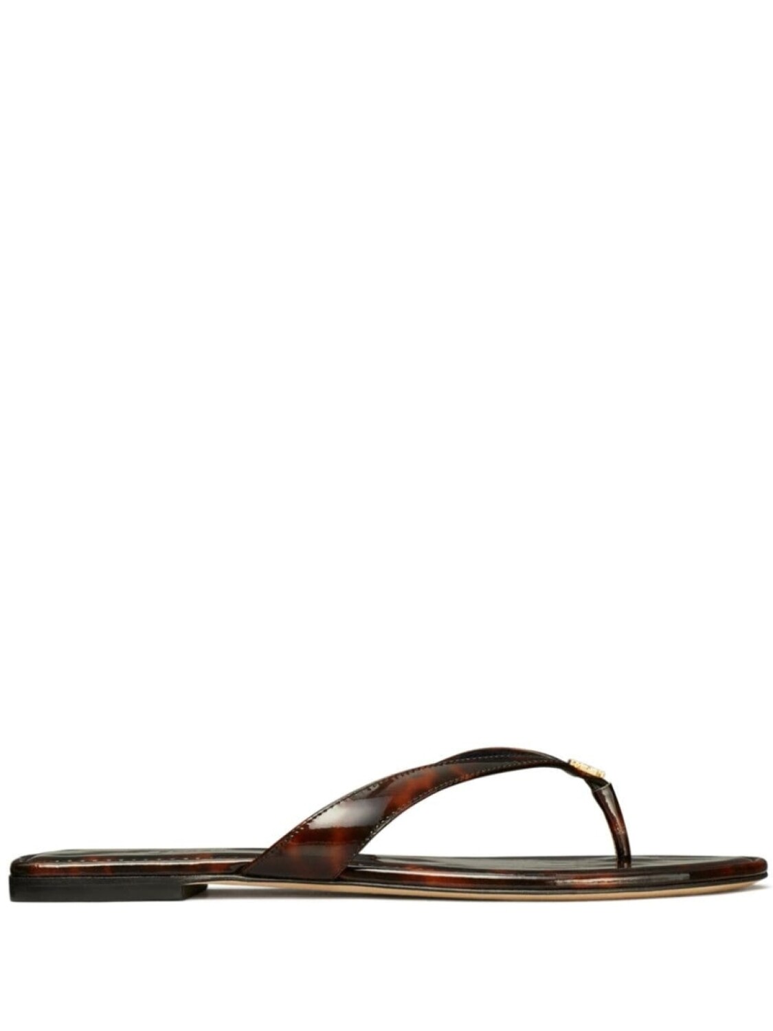 

Tory Burch лакированные шлепанцы Classic, коричневый