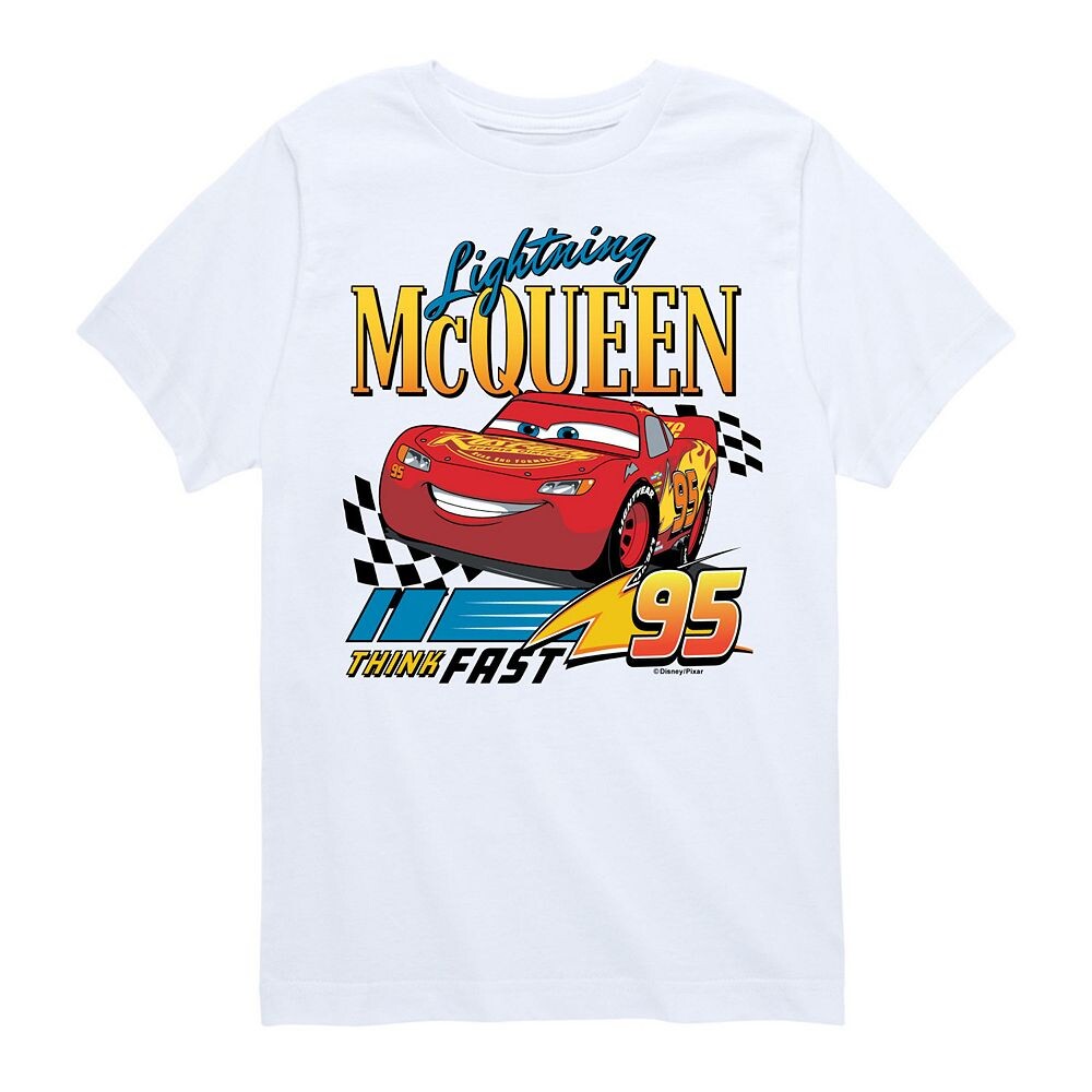 

Футболка с рисунком «Тачки» Disney/Pixar Lightning McQueen Boys 8–20 Fast Disney / Pixar, белый