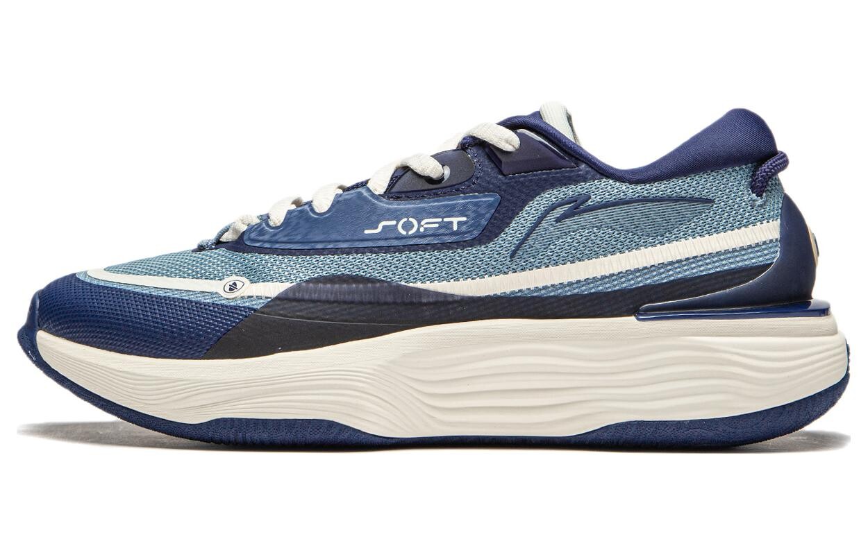 

Кроссовки LINING SOFT WARM Lifestyle Shoes Men Low-top Dusty Blue/Dark Blue, темно-синий