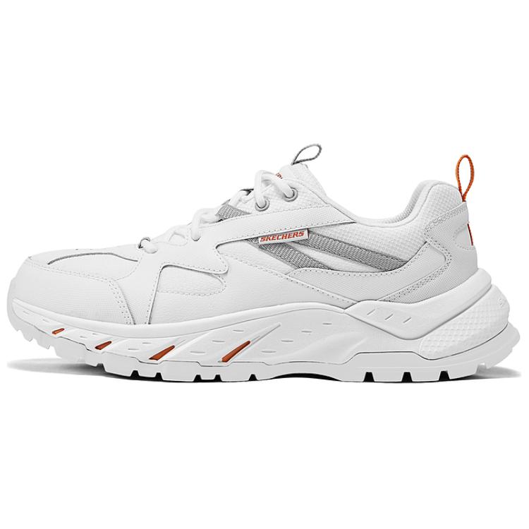 

Низкие уличные кроссовки мужские белые Skechers