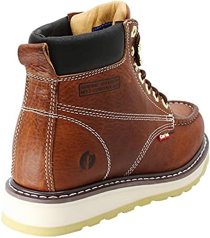 Ботинки Cactus 6727M светло-коричневого цвета, размер Cactus Work Boots — фото 3
