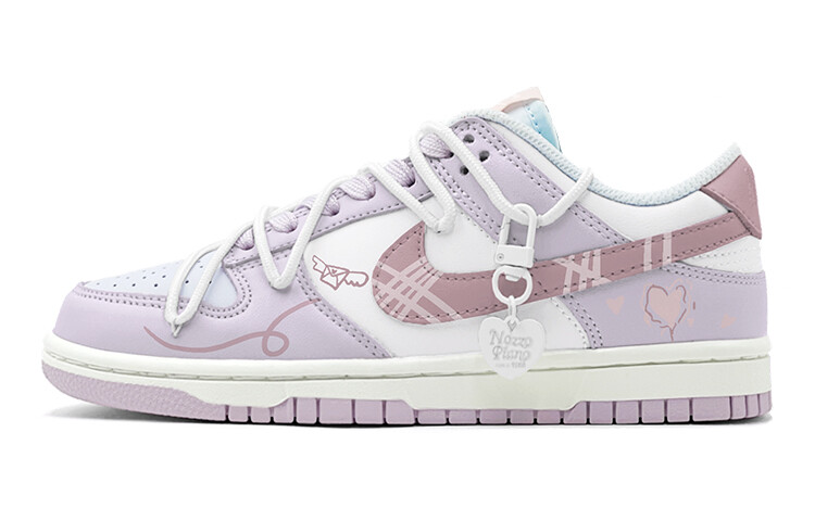 

Кроссовки Nike Dunk Skateboarding Shoes Women's Low-top Red, цвет Light Lavender