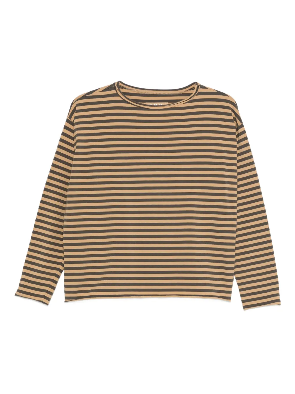 

Полосатая футболка с длинными рукавами Labo Art, коричневый