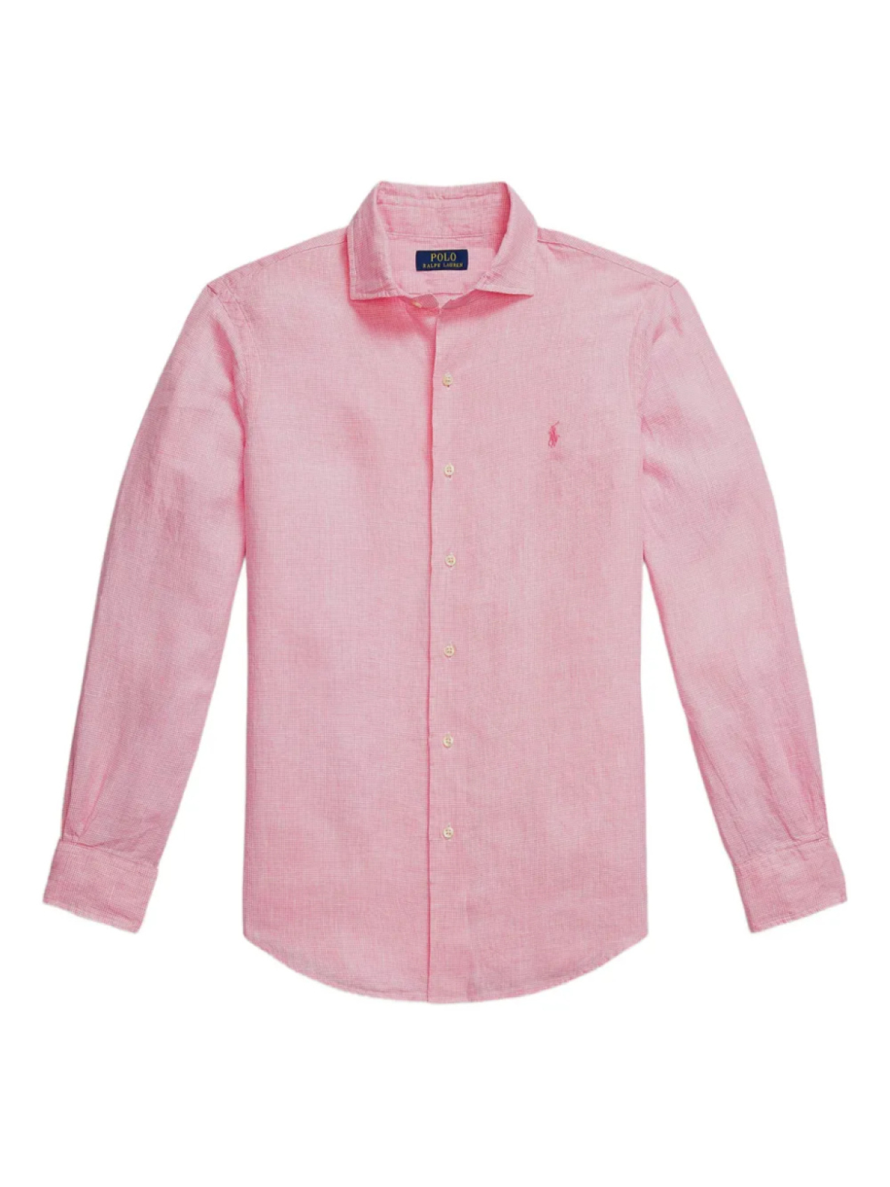 

Льняная рубашка Polo Ralph Lauren, розовый