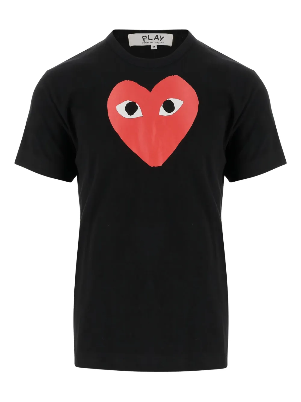 

Хлопковая футболка с логотипом в виде сердца Comme Des Garçons Play, черный