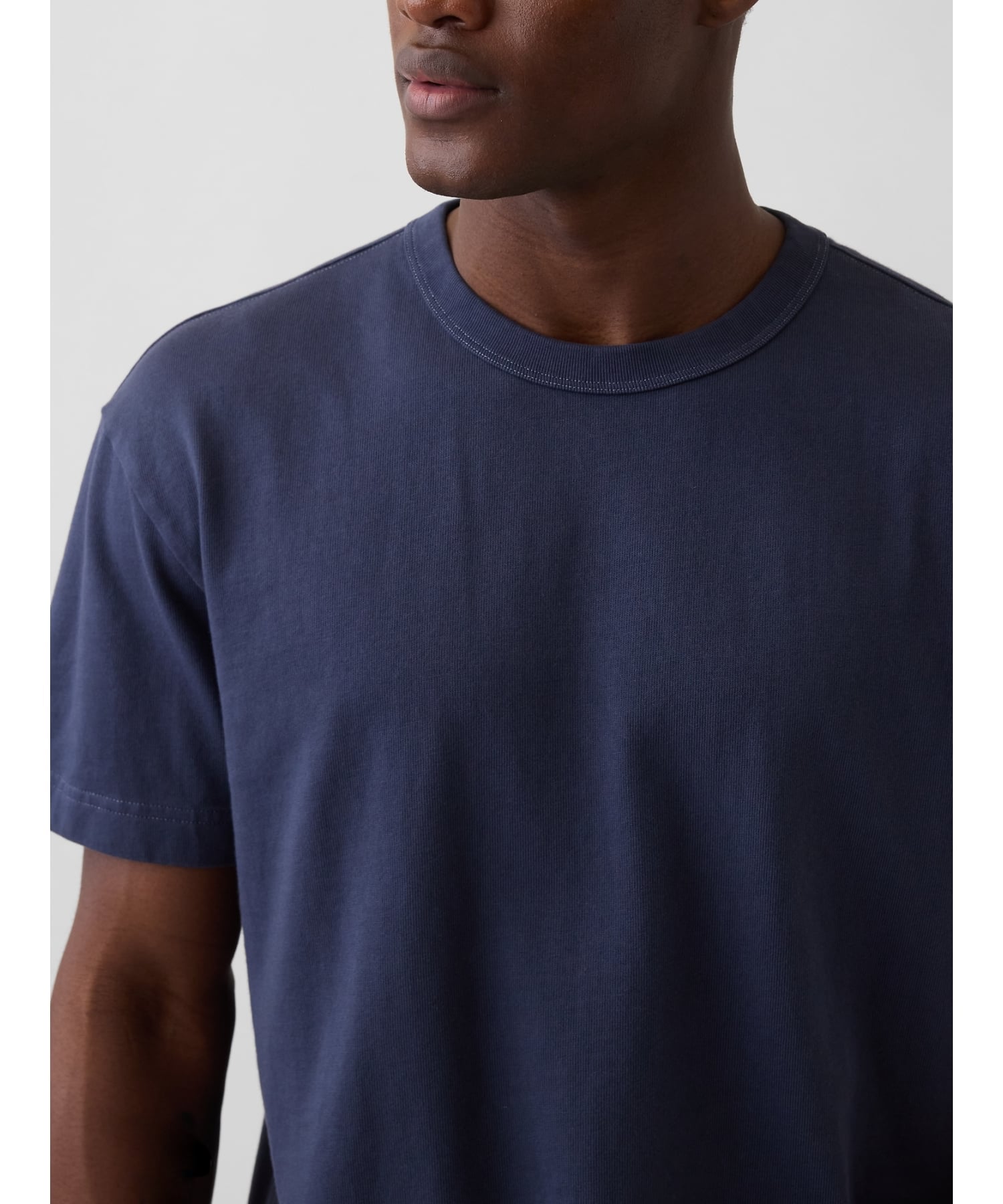 (U) Плотная укороченная футболка GAP, VINTAGE_NAVY