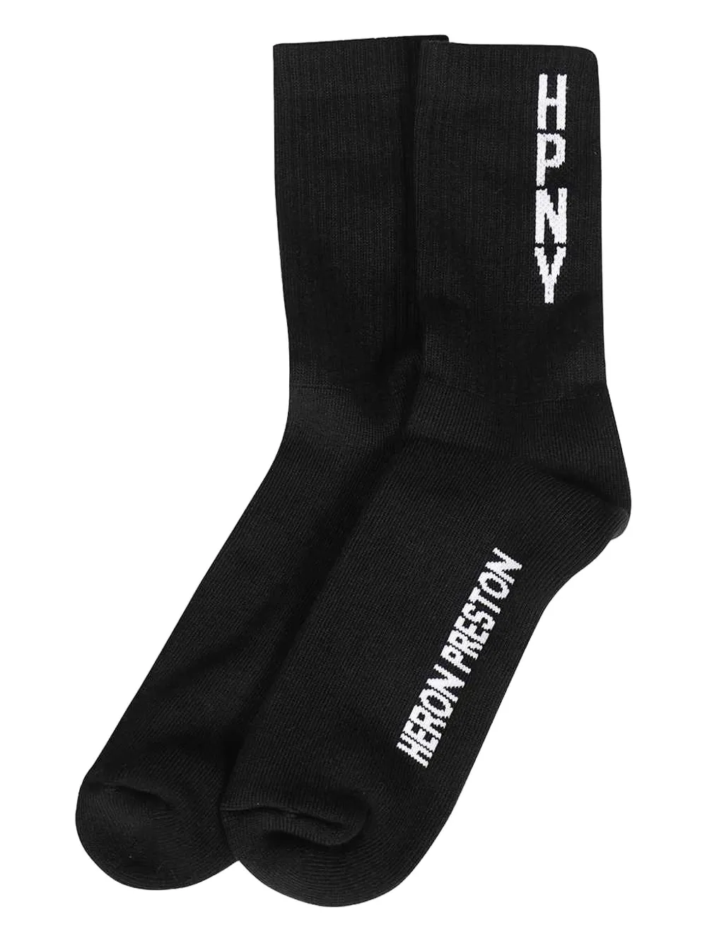 

Носки с интарсией логотипа HPNY Heron Preston, черный