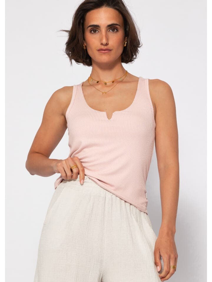

Топ SASSYCLASSY Geripptes, розовый