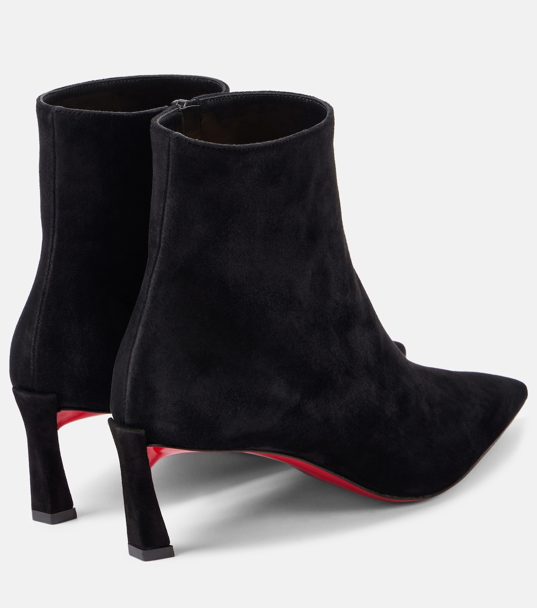 Ботинки Condra 55 высотой до щиколотки из замши Christian Louboutin, черный — фото 2