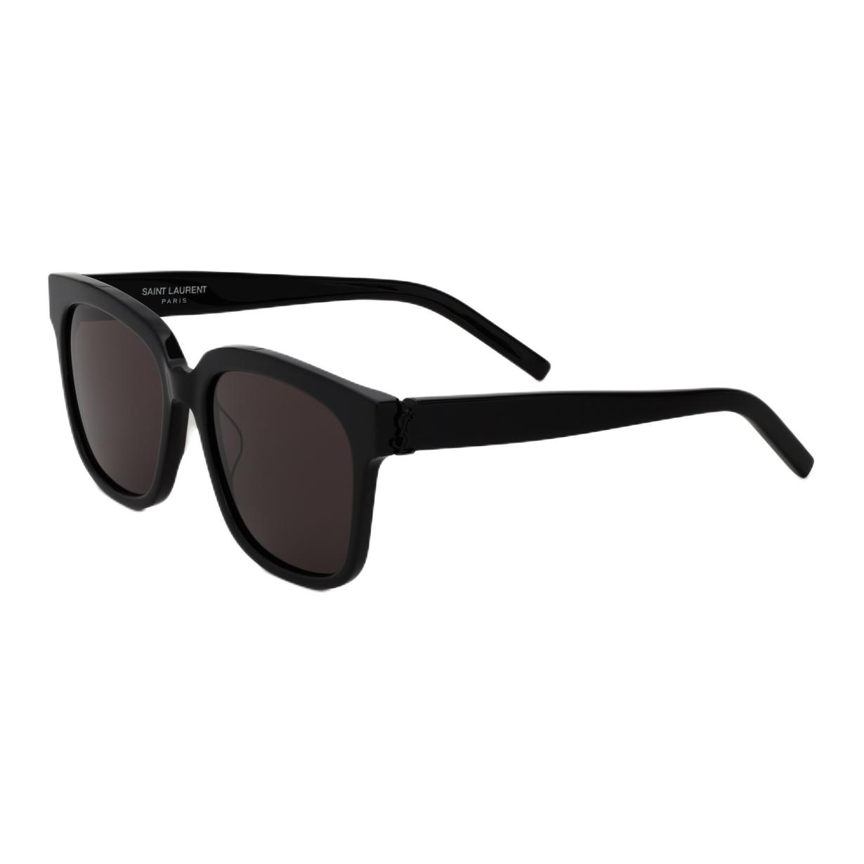 SAINT LAURENT Металлические круглые солнцезащитные очки женские черные, Black — фото 2
