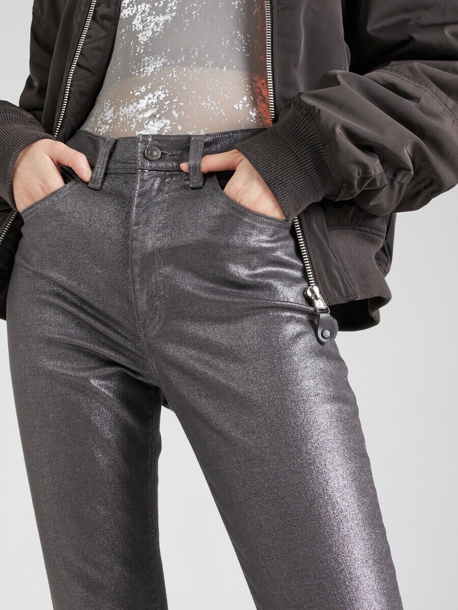 Джинсы скинни LEVI'S  Skinny Jeans, пятнистый серый — фото 3