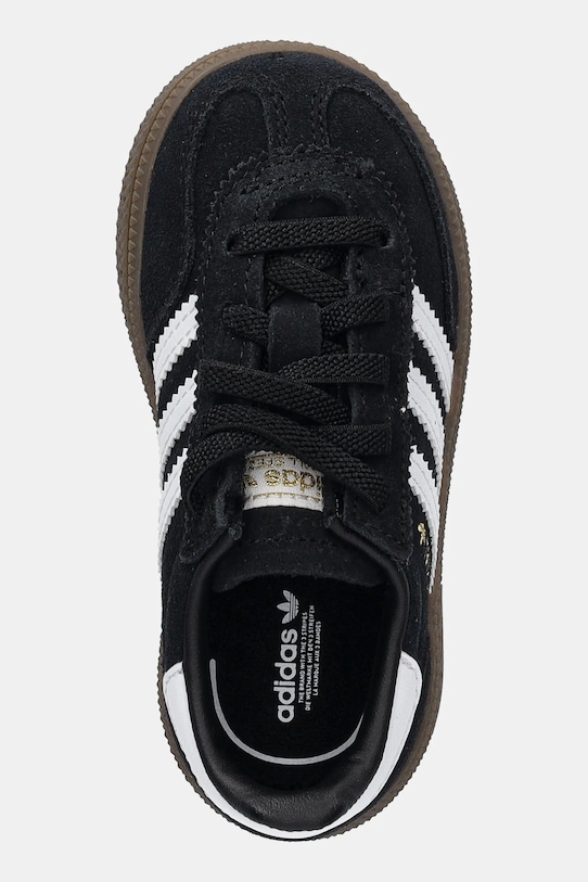 Детские замшевые кроссовки Handball Spezial Adidas Originals, черный — фото 4