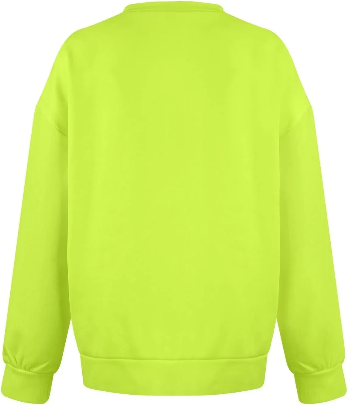 Свитшот женский с V-образным вырезом, оверсайз, карманы, Mint Green — фото 4