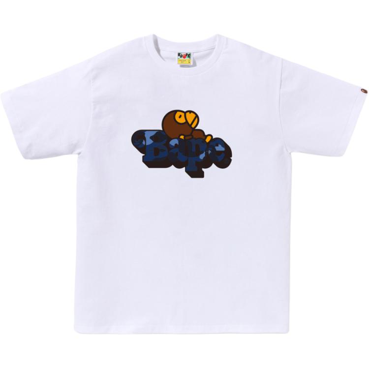 

Bape цветной камуфляж мило на Bape футболке A BATHING APE, белый