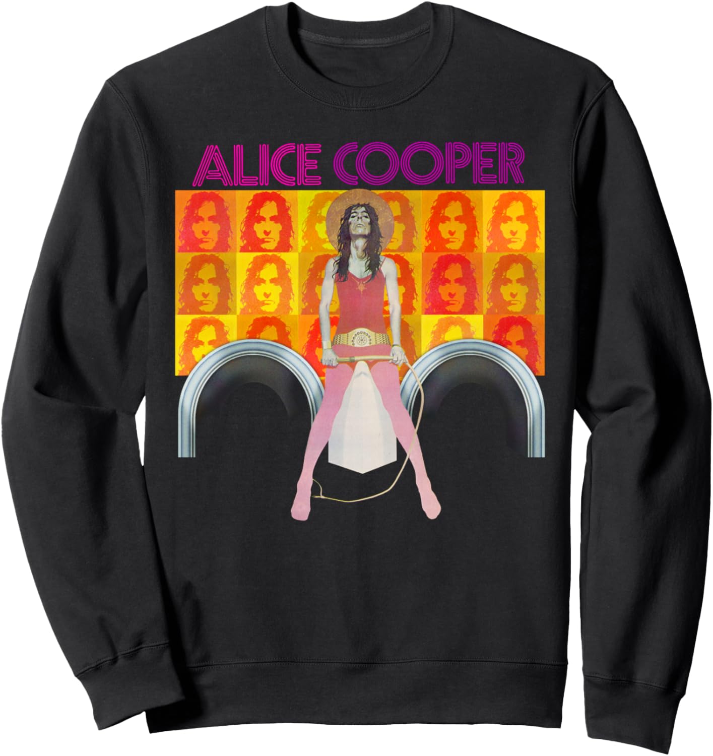 

Элис Купер - Цветная толстовка, черная Alice Cooper Official, Черный, Элис Купер - Цветная толстовка, черная Alice Cooper Official