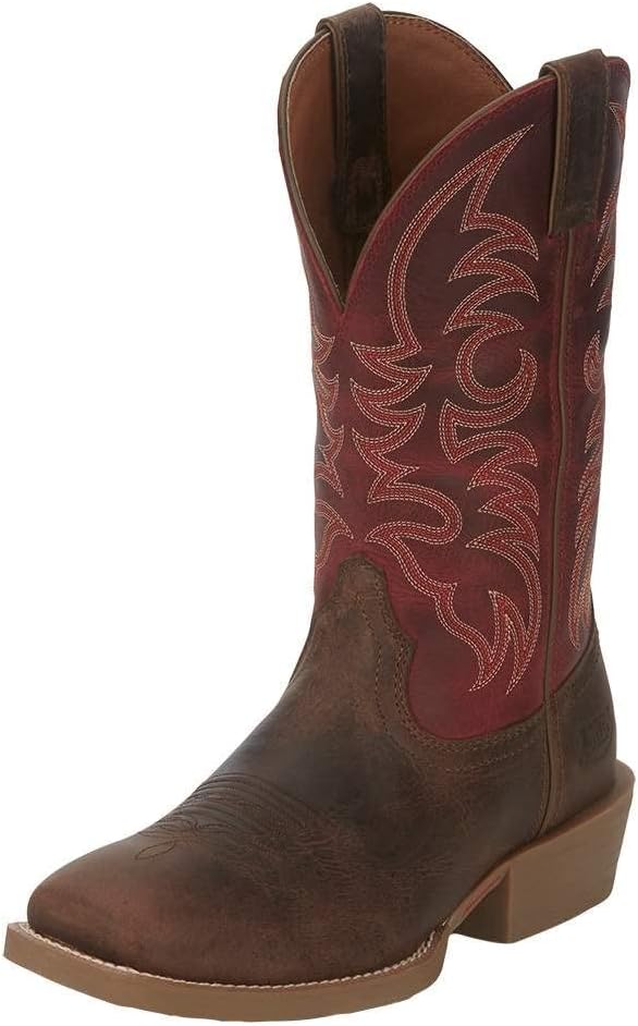 Мужские вестерн-сапоги Justin Boots Muley высотой 30 см, Mahogany