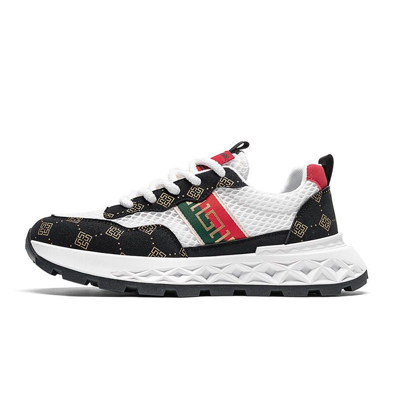 

Captain illy Мужские низкие кеды бело-черные, цвет White Black