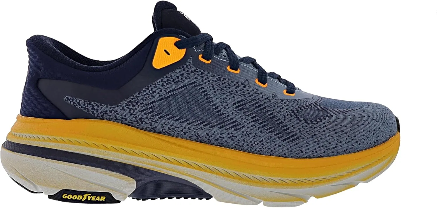 Skechers Mens Slip-Ins: Max Cushioning Arch Fit 2.0 - Cool Core Walking Shoes, Navy/Orange — фото 2