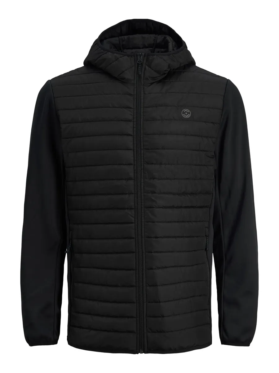 

Стеганая куртка Jack & Jones PlusSize "JJEMULTI QUILTED JACKET PS NOOS", с капюшоном, черный