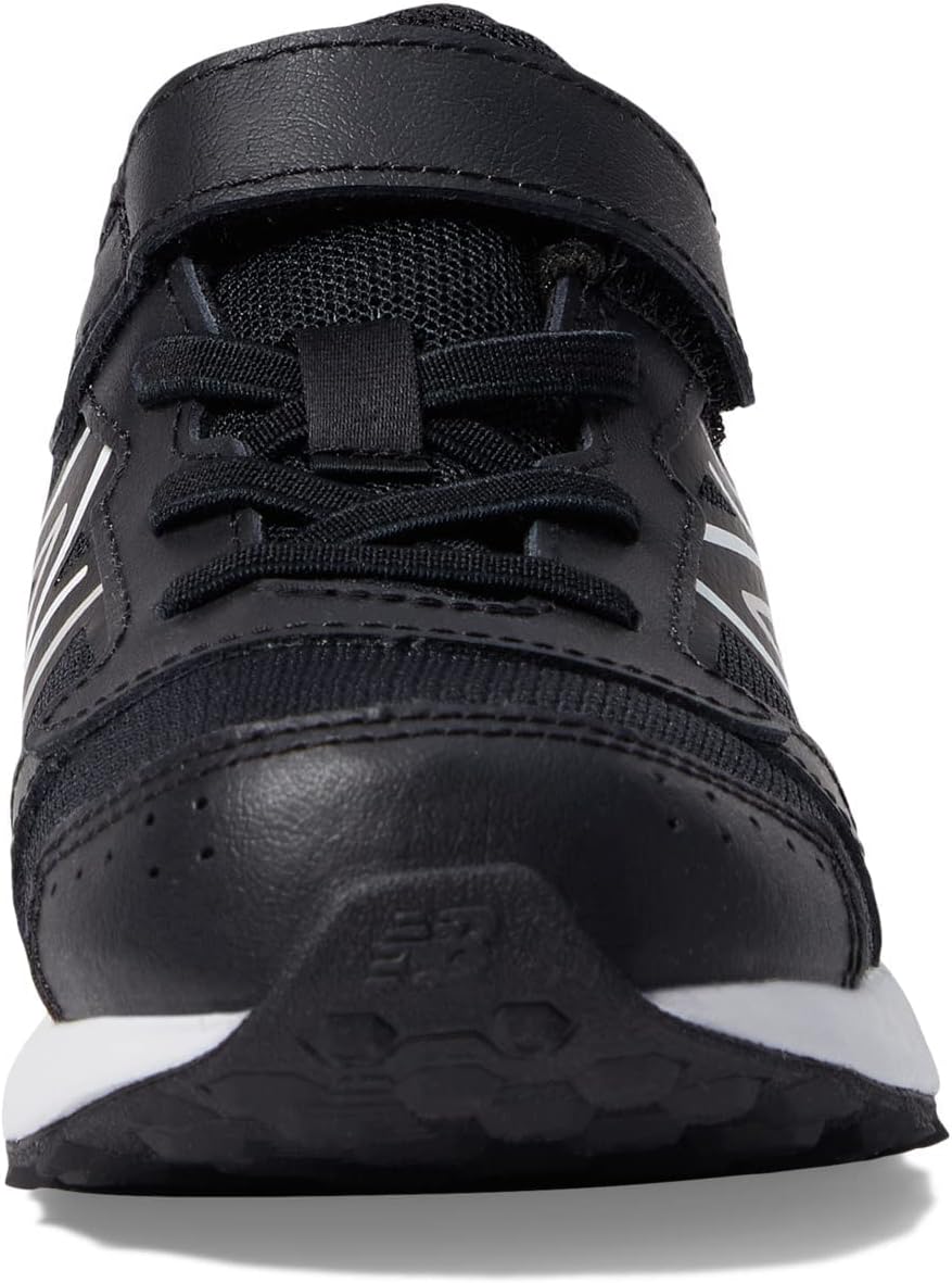 Кроссовки New Balance детские унисекс Fresh Foam 650 V1 с эластичными шнурками и верхней застежкой, белый/черный — фото 4