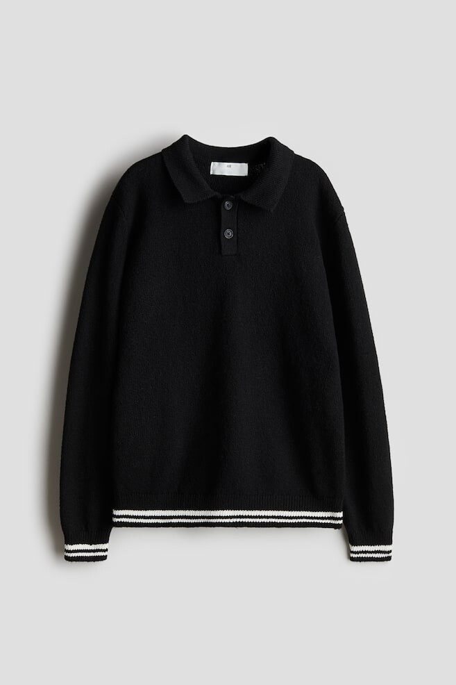 

Свитер поло H&M, черный