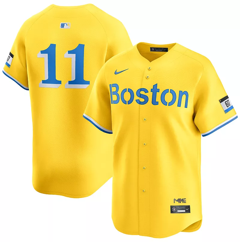 

Мужская футболка Nike Boston Red Sox 2024 City Connect Rafael Devers #11 Cool Base