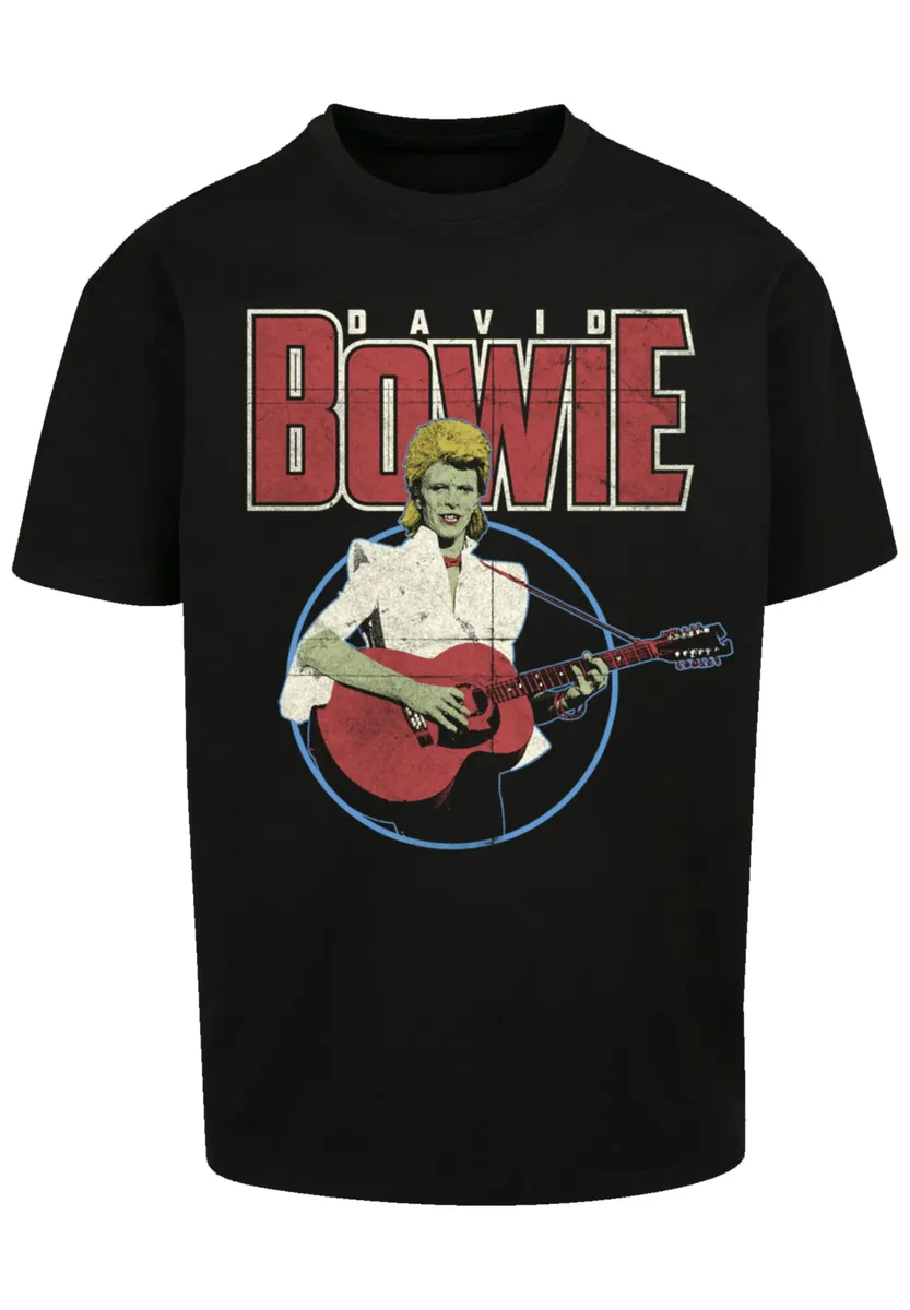 

Футболка F4NT4STIC "David Bowie Acoustic Bootleg", принт, черный