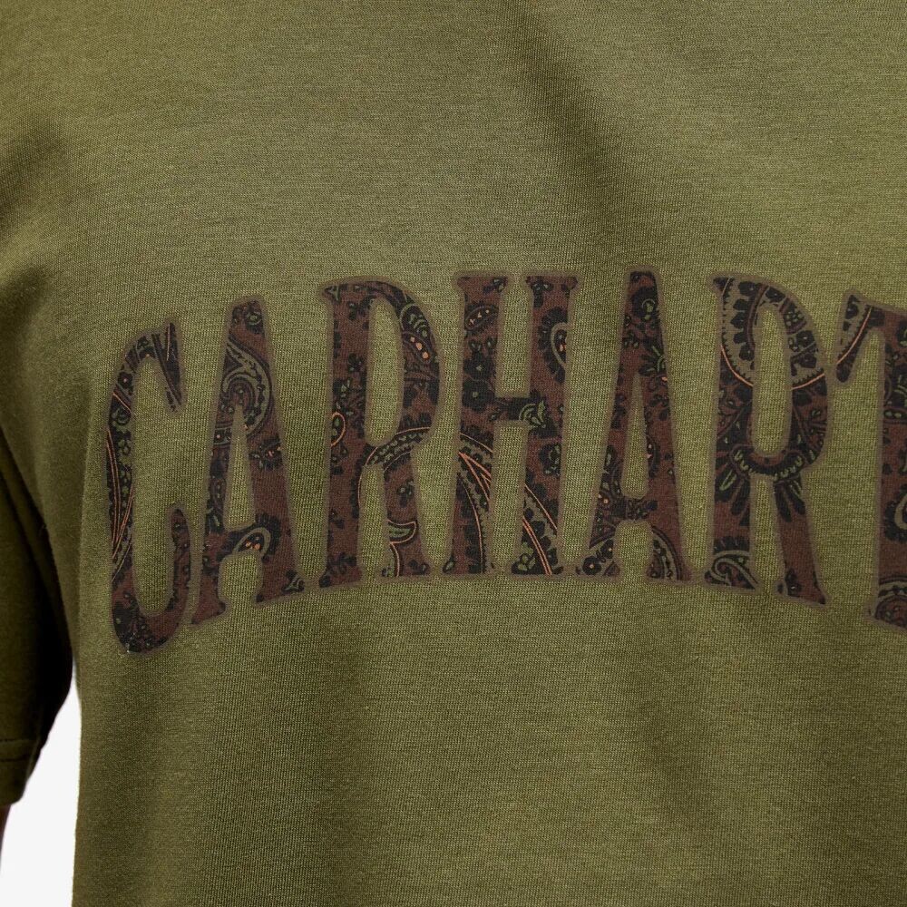 

Carhartt WIP Футболка с надписью «Пейсли», зеленый