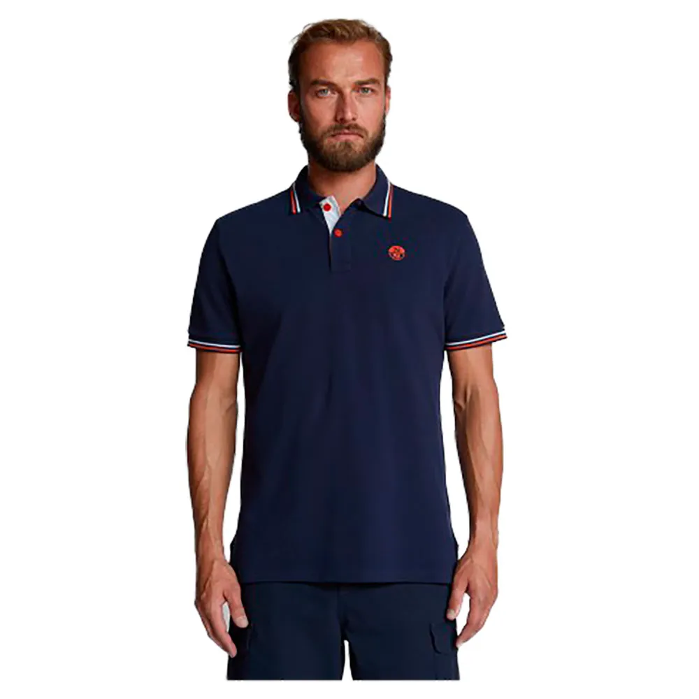 

Поло с коротким рукавом North Sails Logo, синий