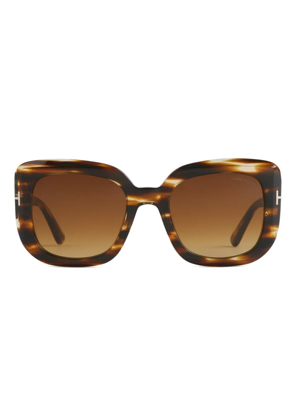 

Солнцезащитные очки Carla в квадратной оправе TOM FORD Eyewear, коричневый