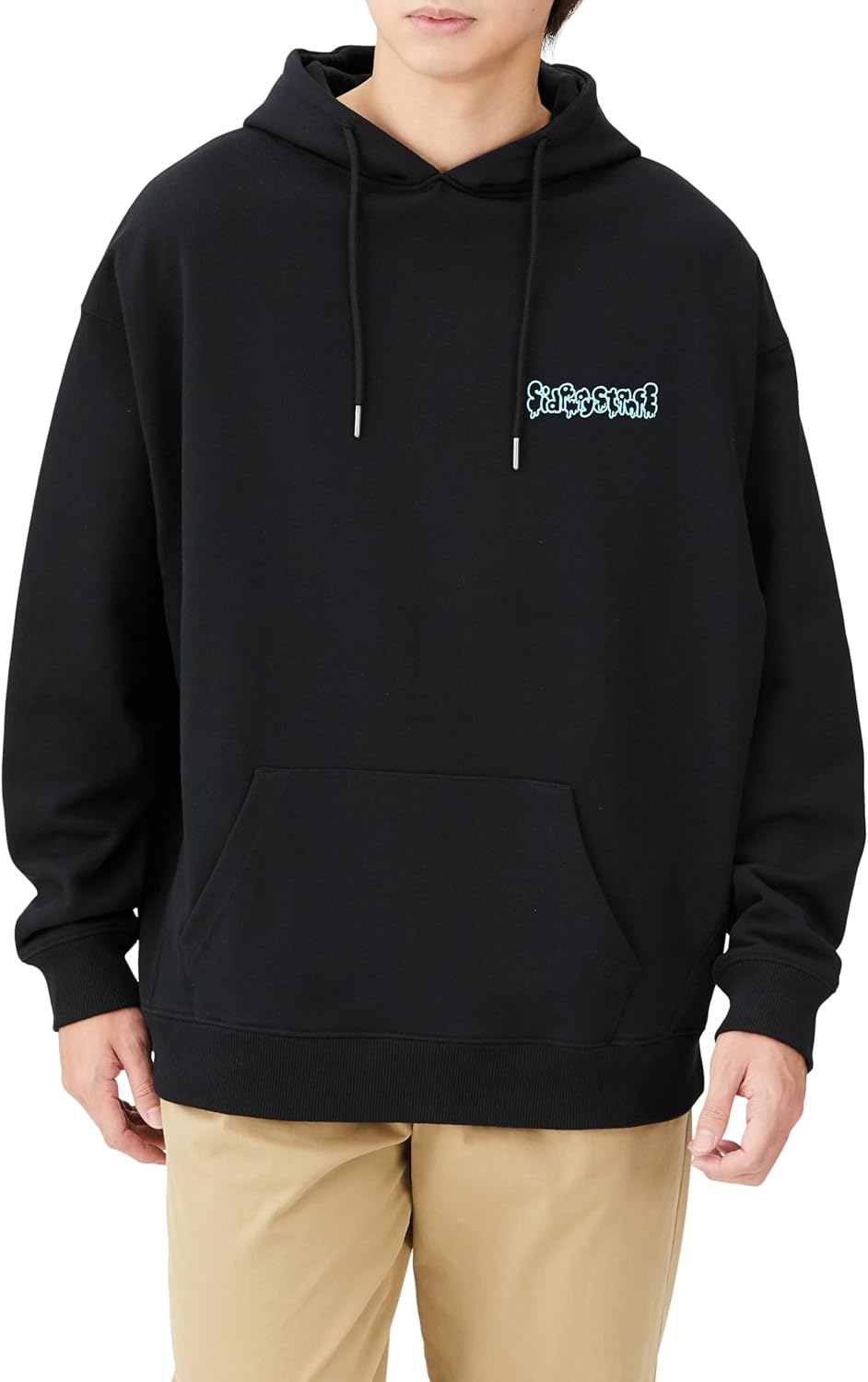 

Худи Inprobes 70181 для мужчин (SIDEWAYSTANCE) из флиса с принтом «Инь-Ян и мороженое» Improves, черный