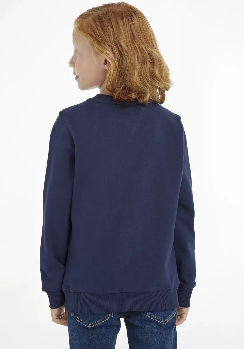 Толстовка Tommy Hilfiger "ESSENTIAL SEATSHIRT", для мальчиков и девочек, цвет морской волны — фото 3