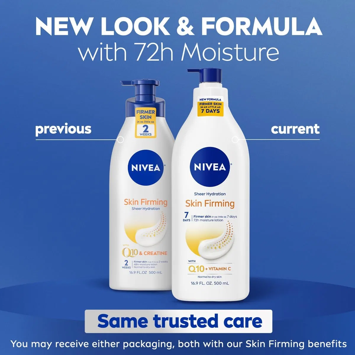 Лосьон для тела NIVEA Skin Firming Hydrating с Q10 и маслом ши, 500 мл — фото 2