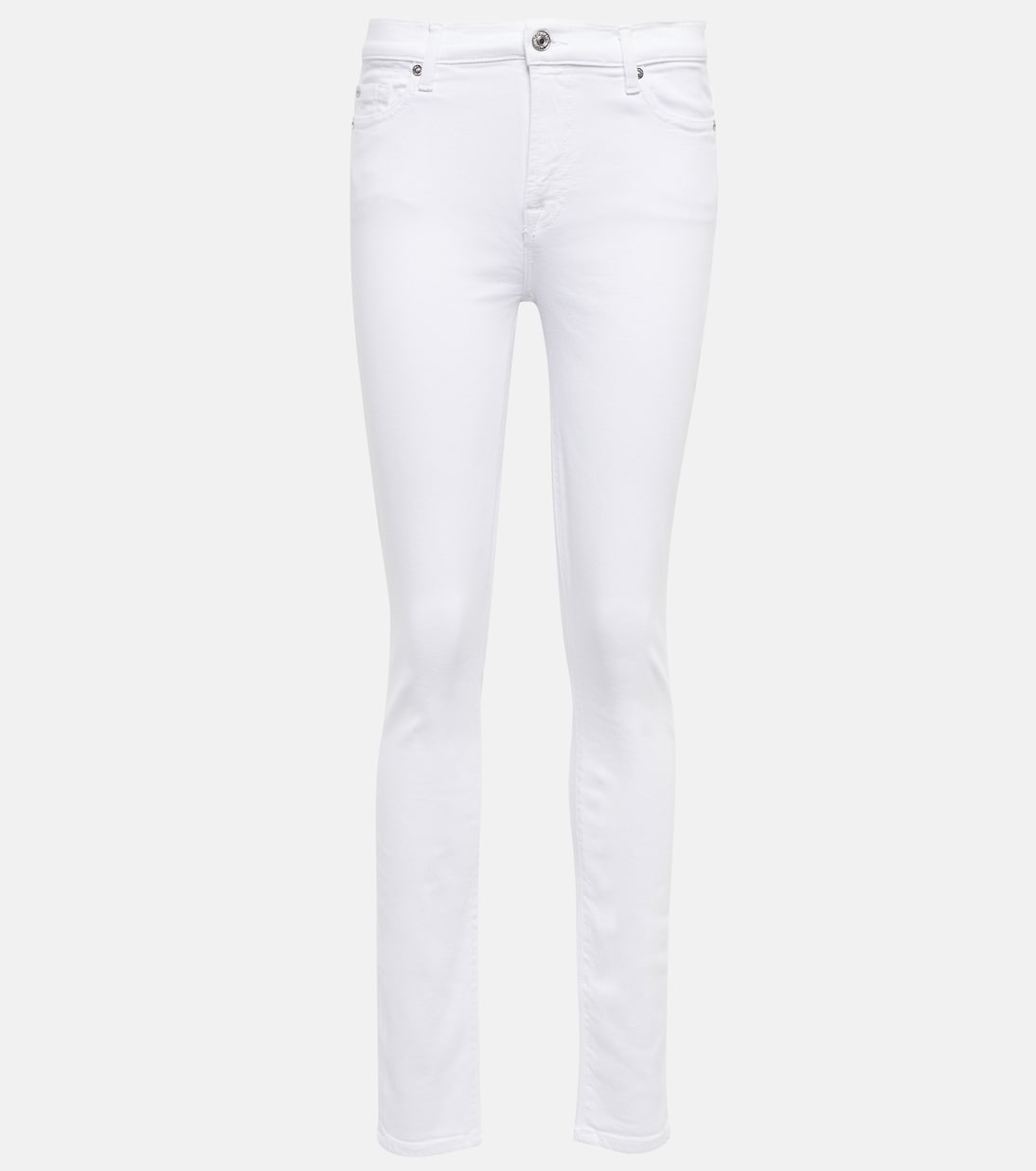 

Джинсы HW Skinny средней посадки 7 For All Mankind, Optic White