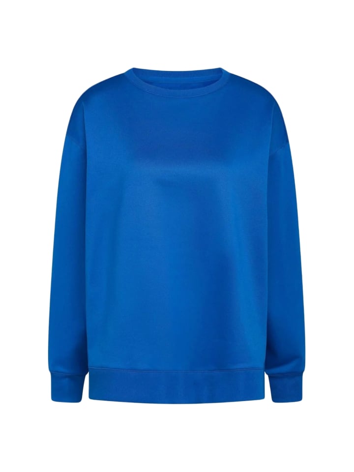 

Женский свободный свитер цвета кобальта Zebdia