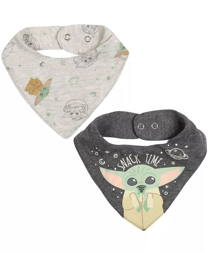 Комплект для мальчиков Baby Boys Yoda: боди, пижамные штаны, шапочка и слюнявчики (8 предметов) Star Wars, мультиколор — фото 4