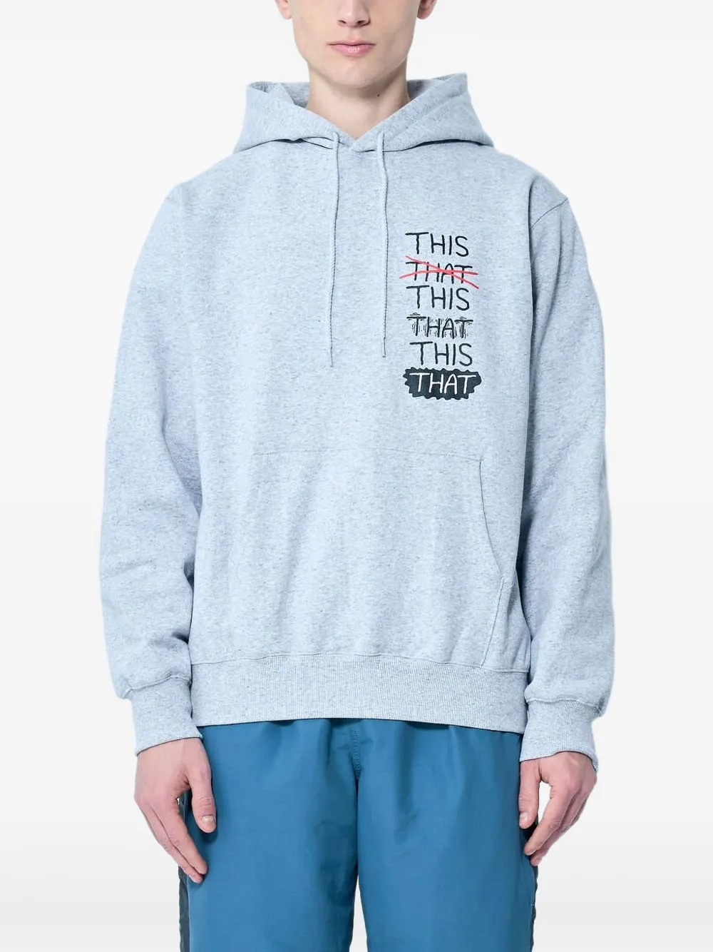 

Скейт-худи This Is Never That, серый