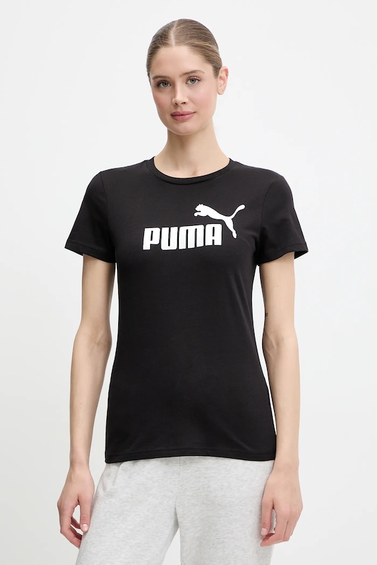

Хлопковая футболка Puma, черный