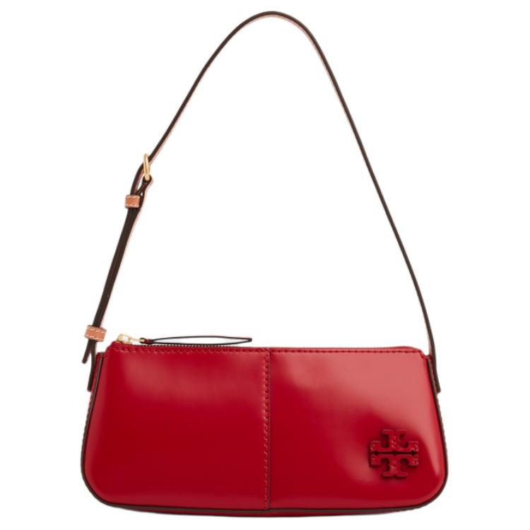 

TORY BURCH Сумка через плечо из телячьей кожи красная женская