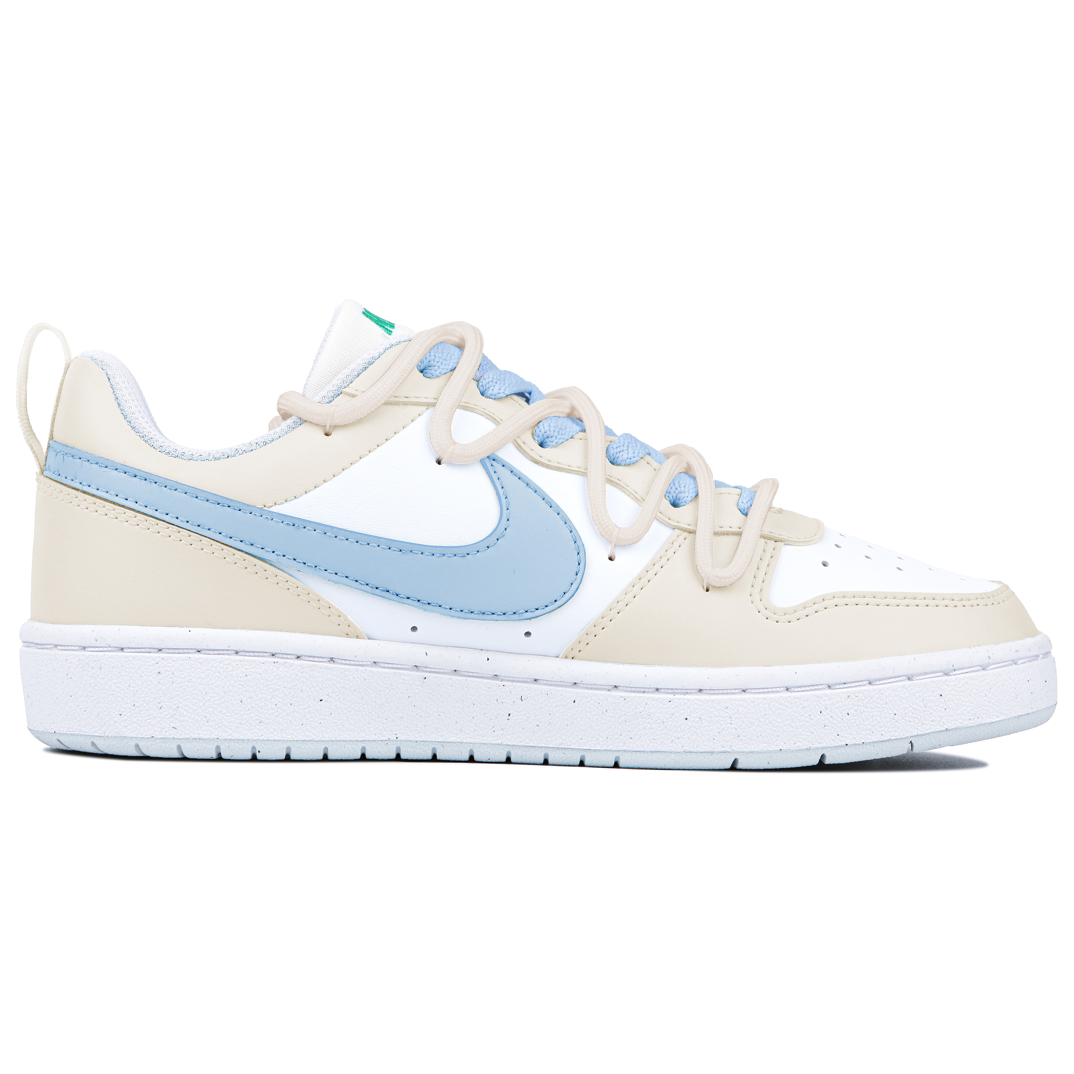 

Кроссовки Nike Court Borough Skateboarding Shoes Women's Low-top White/Blue/Yellow, белый