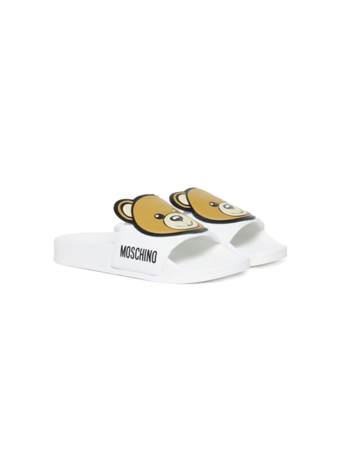 

Moschino Kids шлепанцы Teddy Bear, белый