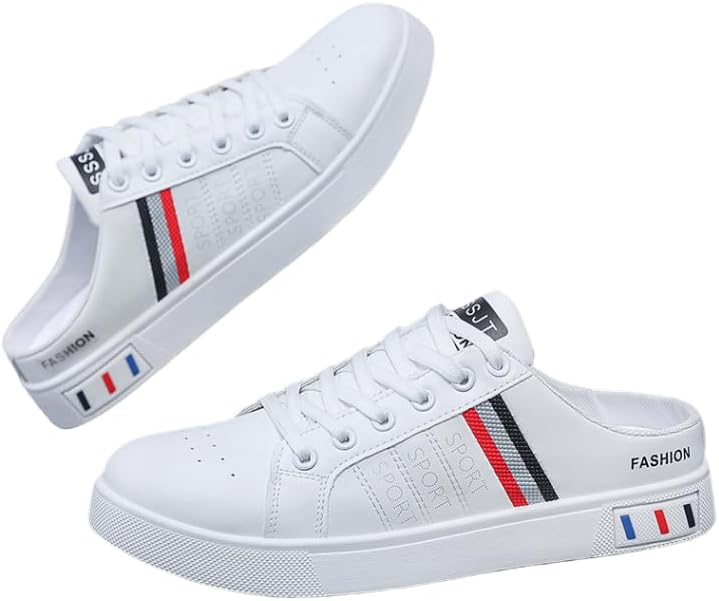 

Мужские модные белые слипоны - дышащие повседневные кеды с нескользящей резиновой подошвой, идеально подходят для повседневной одежды, весна/лето/осень, массивная обувь Hhhchpm