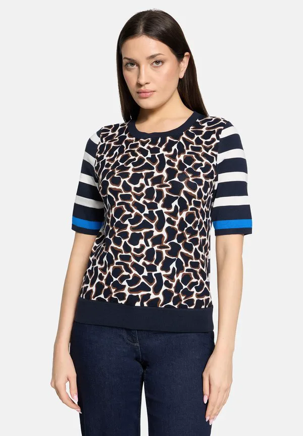 

Футболка с принтом Betty Barclay, Brown/Cream, Коричневый, Футболка с принтом Betty Barclay, Brown/Cream