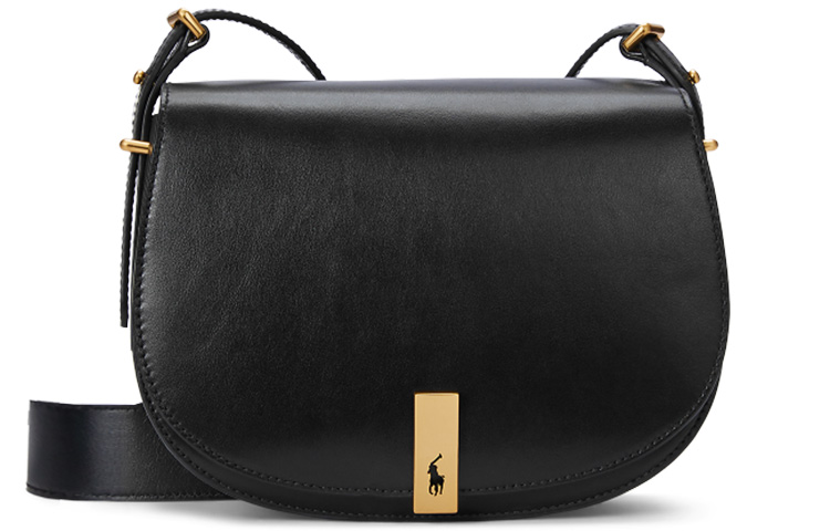 

Polo Ralph Lauren Кожаный кроссбоди Polo ID женский черный