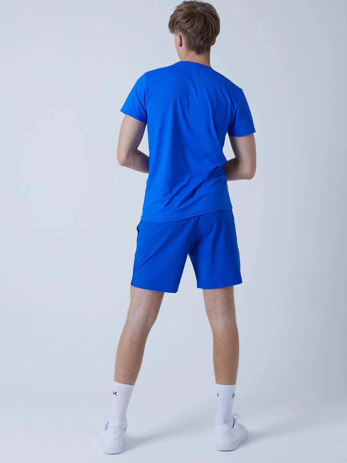 Спортивные шорты Sportkind Regular Workout Pants Shorts regular, цвет кобальтово-синий — фото 4