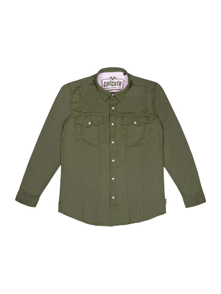 

Рубашка Checker Hemd Dynasty Denim, зеленый