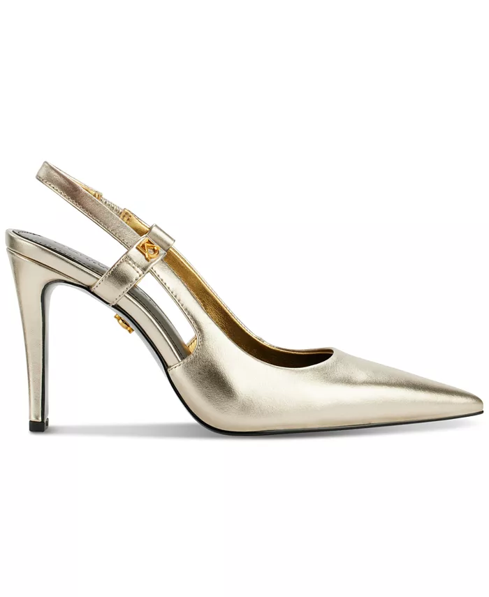 Женские туфли Donna на шпильке с ремешком Donna Karan New York, золотой — фото 2