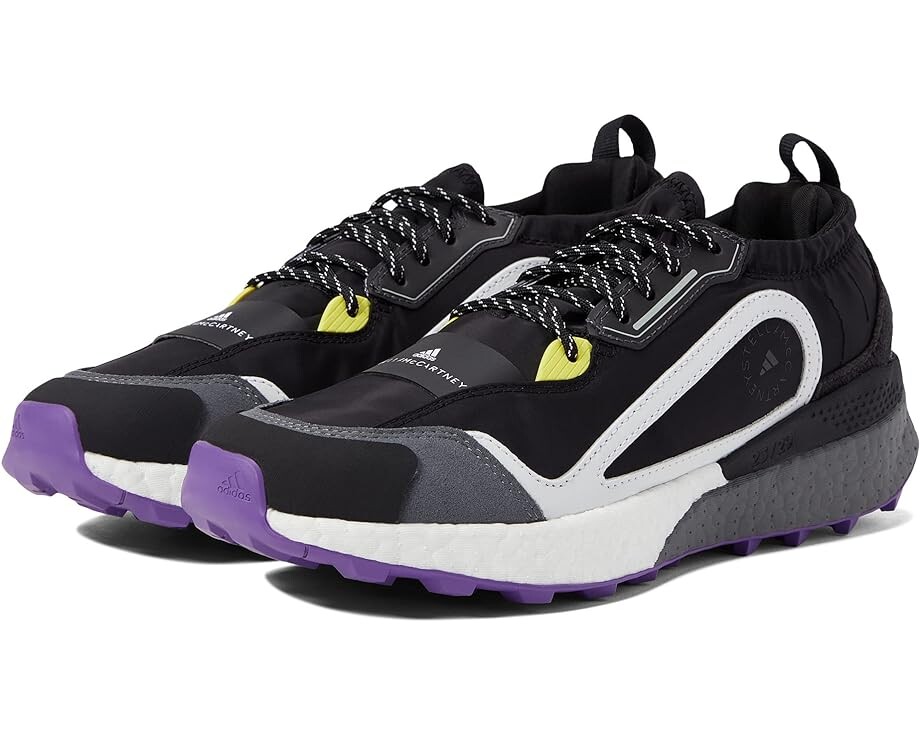 

Кроссовки Adidas Outdoorboost 2.0, цвет Core Black/Active Purple/Shock Yellow
