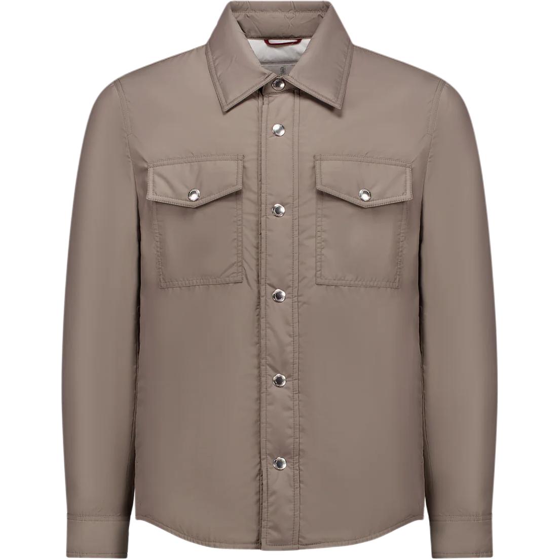 

Brunello Cucinelli Куртки и пальто мужские цвета хаки